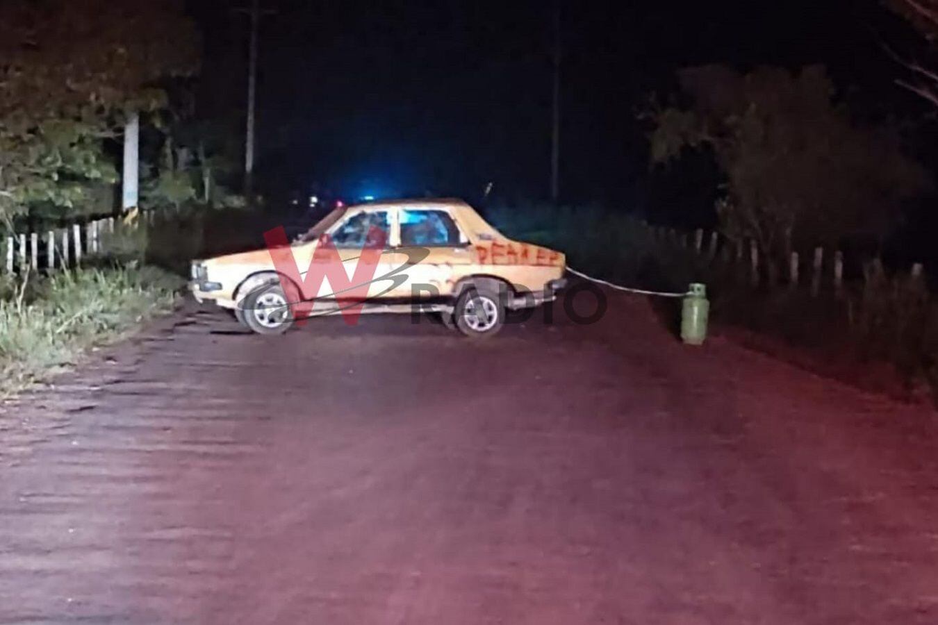 Incomunicación vial entre Tibú y Cúcuta por vehículo y cilindro sospechoso. Cortesía W Radio