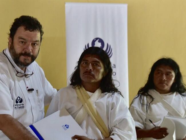 Carlos Negret advierte que acciones de grupos armados ilegales afectan los derechos de los habitantes de tres municipios en Magdalena y La Guajira. Foto: Defensoría del Pueblo