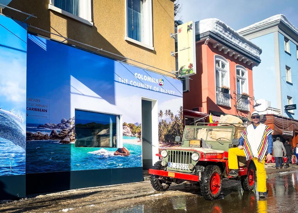 Casa que el Gobierno alquiló en foro mundial en Suiza. Foto: W Radio