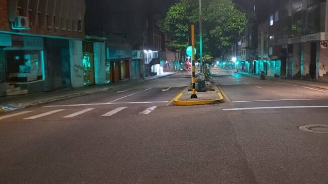 Toque de queda Santander . Foto:suministrada.