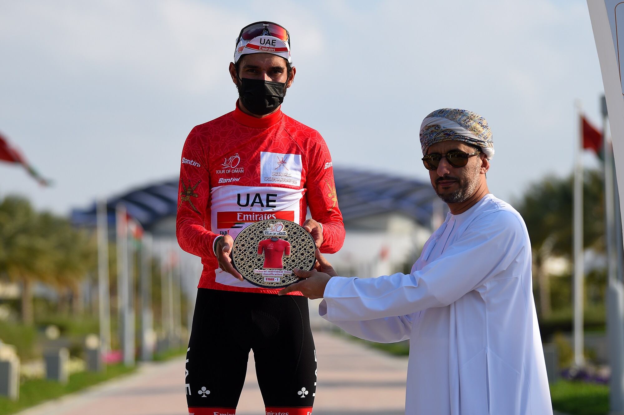 Fernando Gaviria, ganador de la primera etapa del Tour de Omán