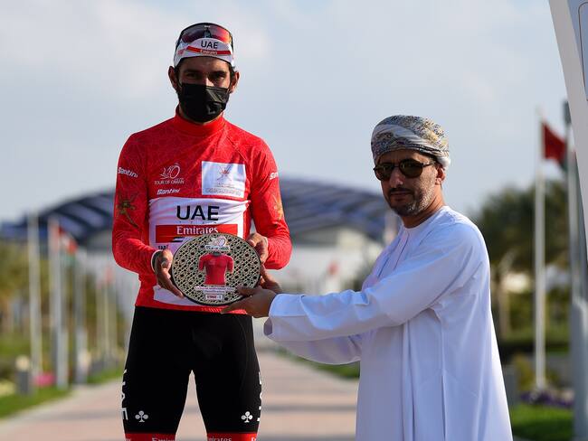 Fernando Gaviria, ganador de la primera etapa del Tour de Omán