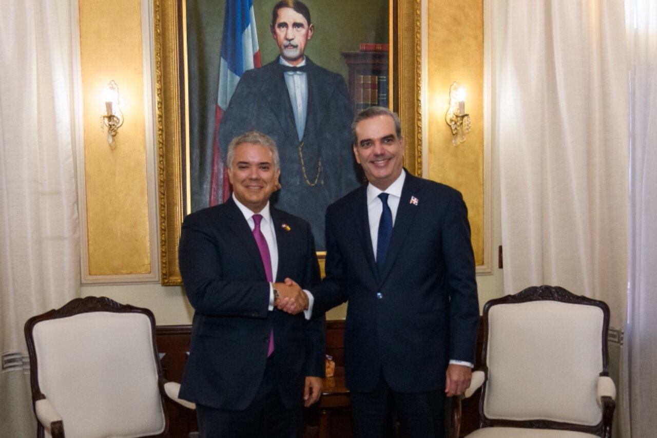 Iván Duque y Luis Abinader. Foto: Presidencia