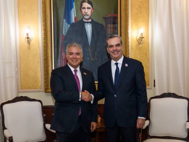Iván Duque y Luis Abinader. Foto: Presidencia