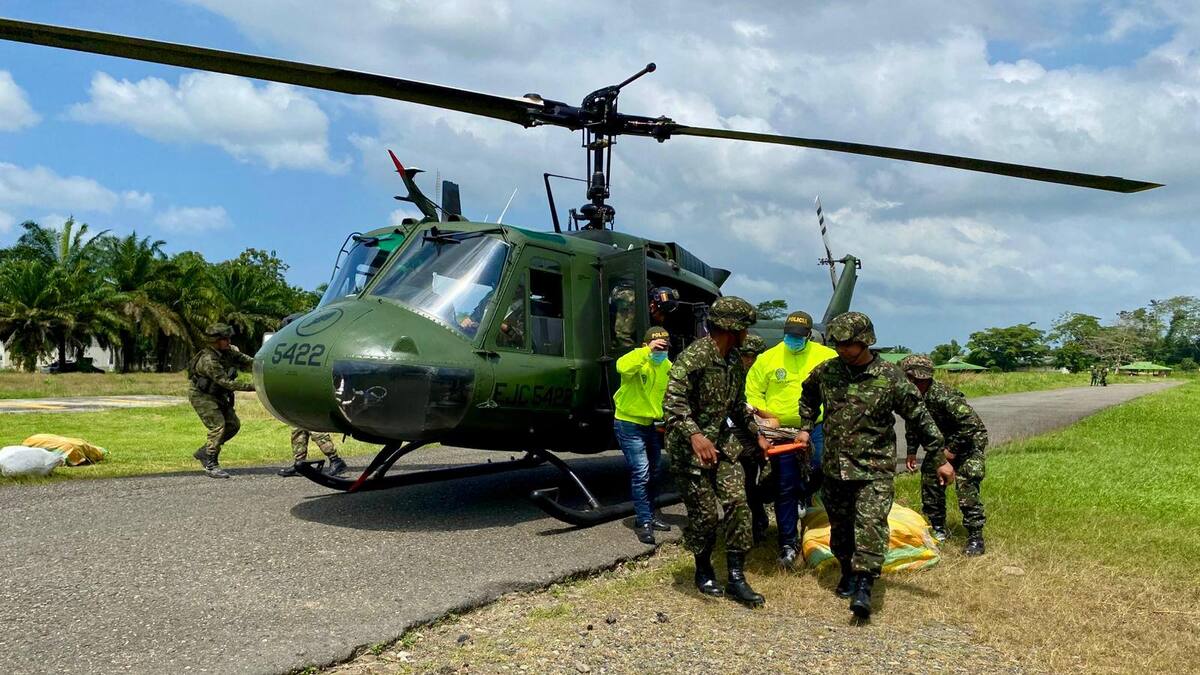 Un herido y más de 140 kilogramos de explosivos incautados dejan combates en el sur de Córdoba
