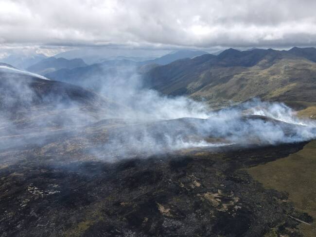 Los incendios forestales han afectado más de 100 hectáreas en Boyacá / Cortesía.