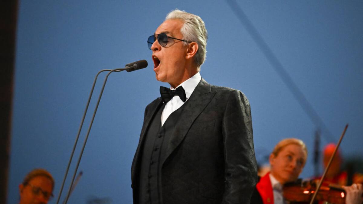 LeyendaW: Así fue la memorable presentación de Andrea Bocelli