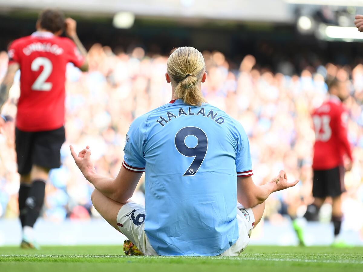 Guardiola se deshizo en elogios hacia Haaland: “nadie le puede competir”