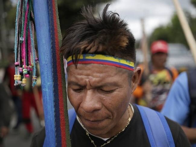 4.000 indígenas en Colombia estarían en confinamiento según la OCHA. Foto: Colprensa