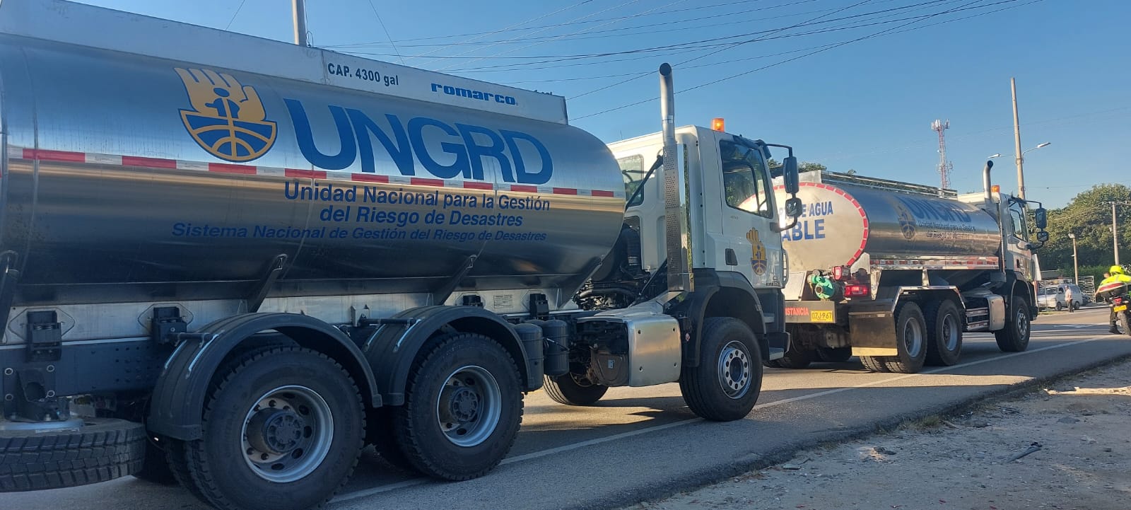 Llegada de Carrotanques a Santa Marta/ Gissell Campo