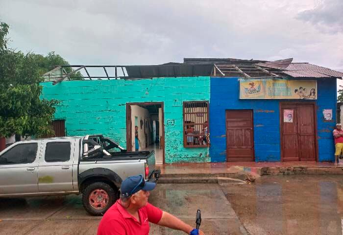 Viviendas afectadas. Foto: cortesía de prensa estratégica José Polo.