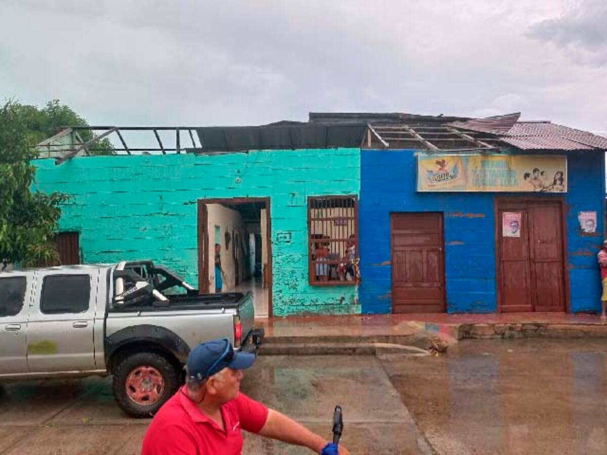 Más de 100 viviendas afectadas por vendaval en Aracataca, Magdalena