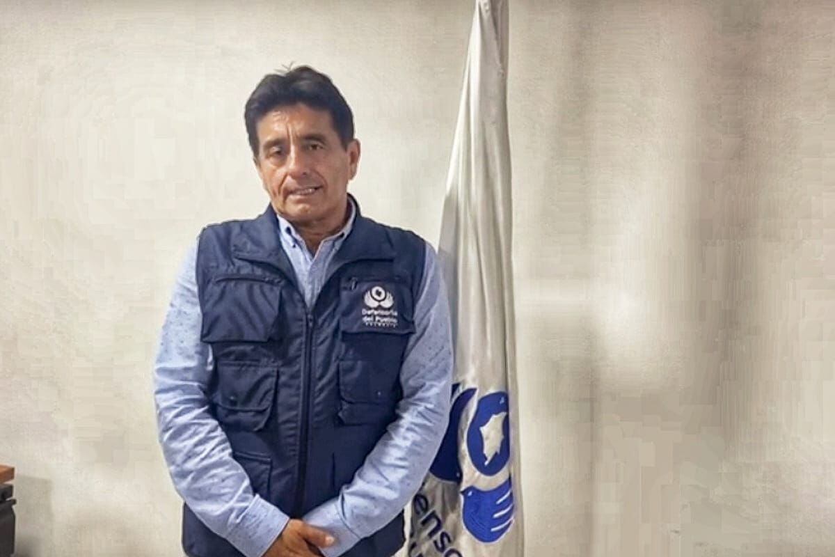 Defensor del Pueblo regional Cauca. Daniel Molano. Crédio: Defensoría del Pueblo.