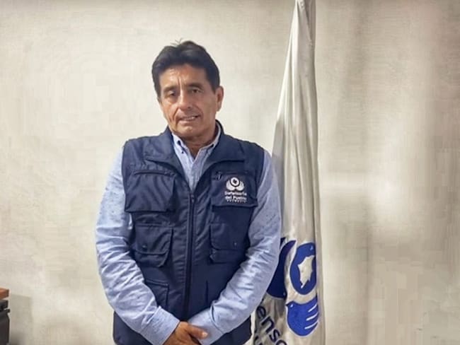 Defensor del Pueblo regional Cauca. Daniel Molano. Crédio: Defensoría del Pueblo.