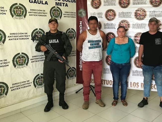 Las autoridades capturaron a tres presuntos integrantes de Los Puntilleros. Foto: Ejército Nacional