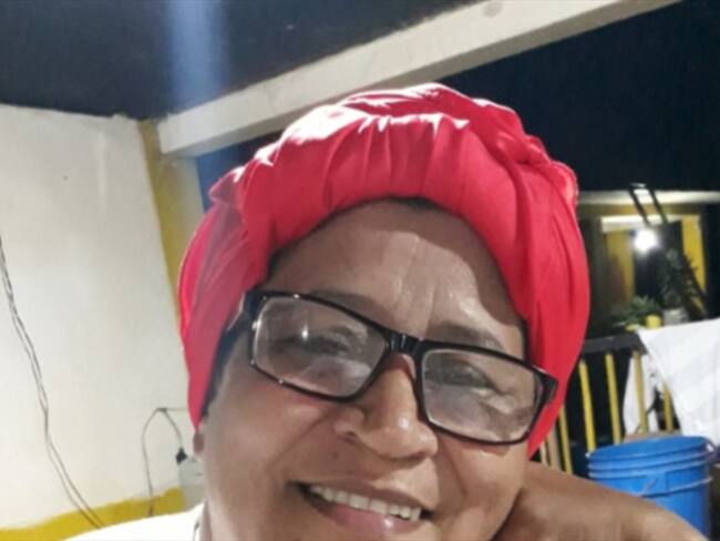 Líder social amenazada. Foto: Facebook Cruz María Calle