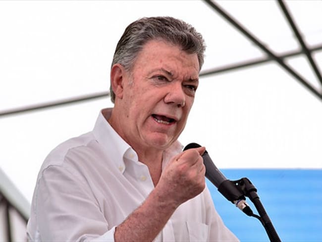 Santos dijo que Colombia ratificará el tratado de prohibición de armas nucleares. Foto: Colprensa