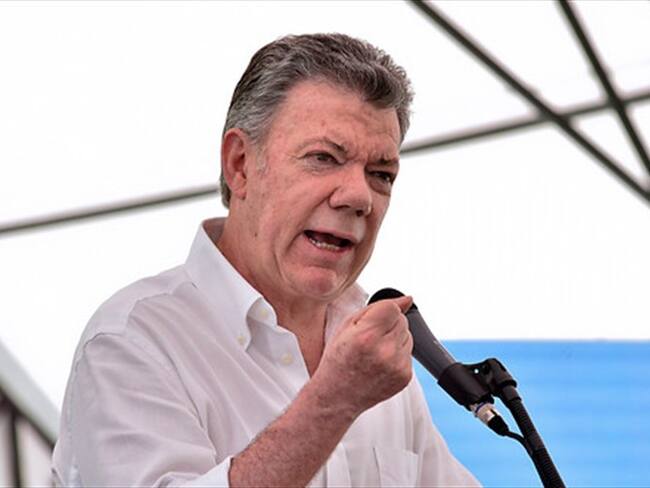 Santos dijo que Colombia ratificará el tratado de prohibición de armas nucleares. Foto: Colprensa