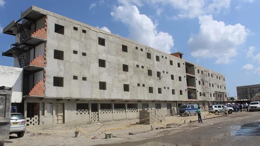 Este es el edificio al cual sería trasladada la cárcel para mujeres. Foto: Cortesía Alcaldía de Cartagena.