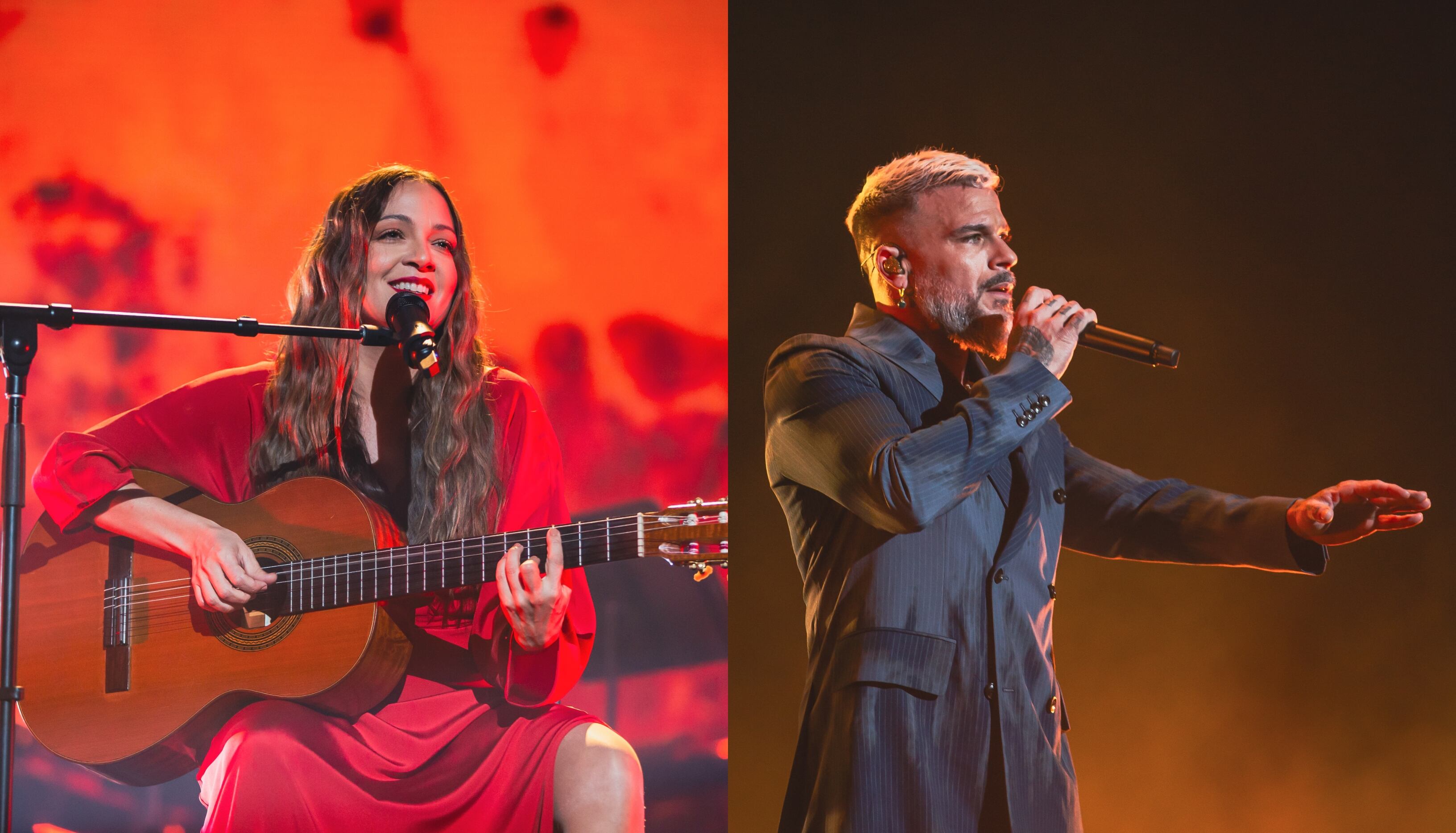 Natalia Lafourcade y Pedro Capó. Fotos: W Radio