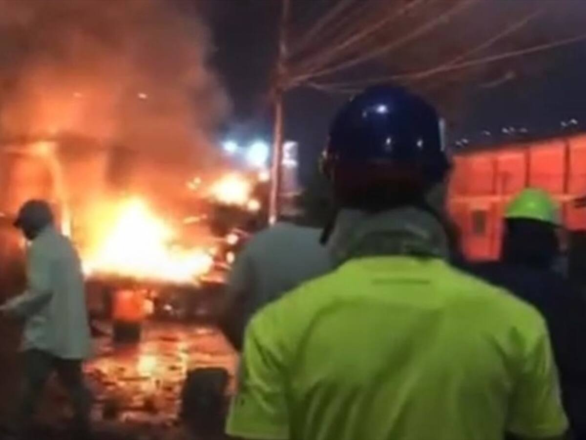 Crece la tensión en Yumbo por enfrentamientos y hechos vandálicos