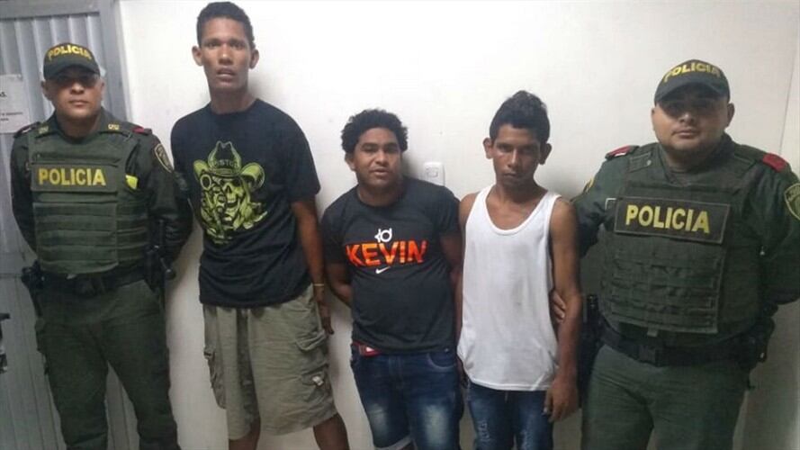 Los nenecos se dedicaban al tráfico de estupefacientes en parques y zonas escolares.. Foto: Policía Nacional
