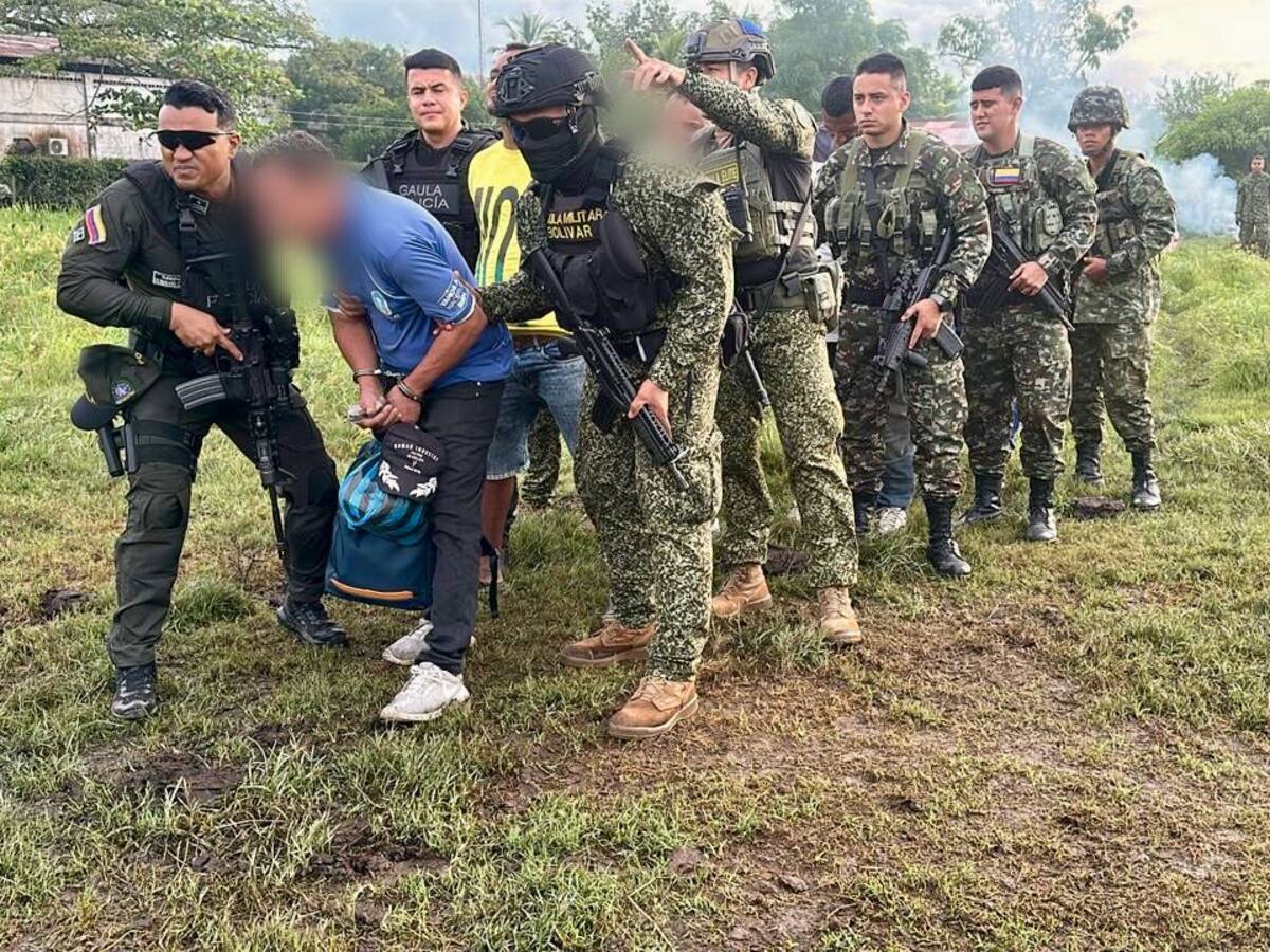Fueron capturados once presuntos integrantes del Clan del Golfo en Bolívar y Sucre