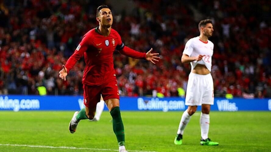 Portugal, a la final de la Liga de Naciones con un triplete de Ronaldo. Foto: Getty Images