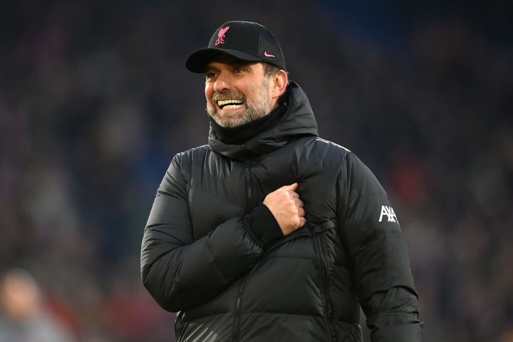 Jurgen Klopp, entrenador del Liverpool tras el triunfo contra el Crystal Palace / Getty Images