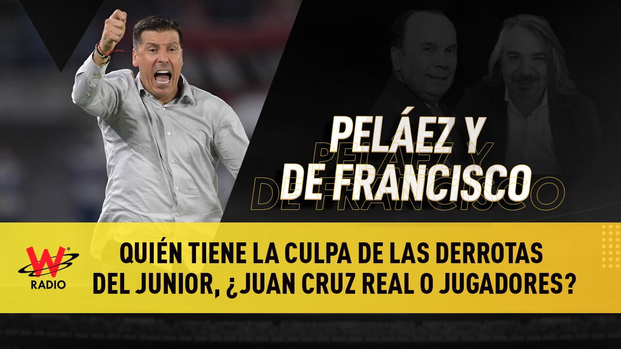 Juan Cruz Real, técnico del Junior de Barranquilla. Foto: Getty Images