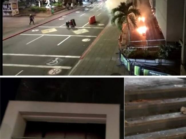 Alcaldía de Floridablanca . Foto: tomada del video.