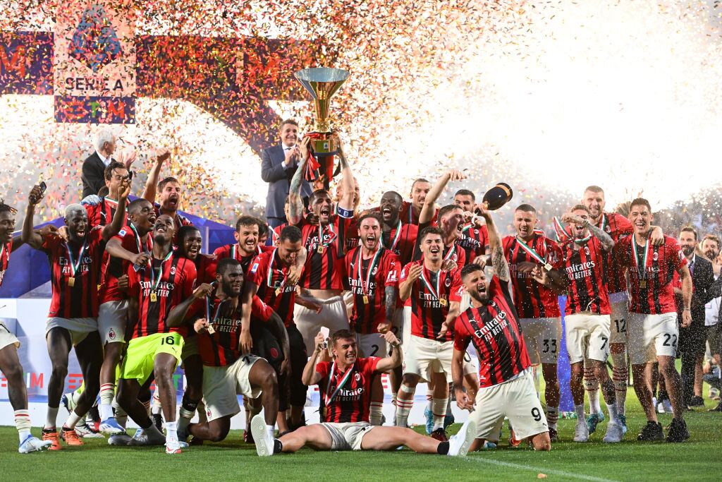 AC Milan campeones de la Serie A. (Photo by Chris Ricco/Getty Images)