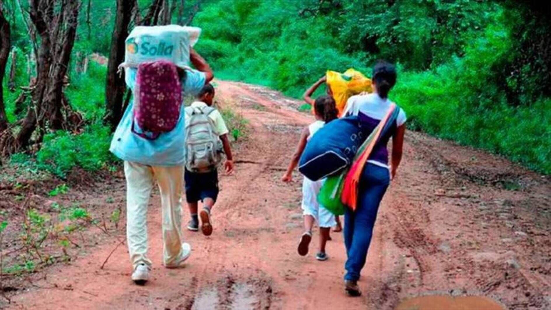 Desplazamiento forzado en Cauca/ Imagen de referencia. Foto: Colprensa(Thot).