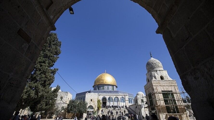 Al-Aqsa, tercer lugar más sagrado del islam, y Notre Dame ardían al mismo tiempo. Foto: Getty Images