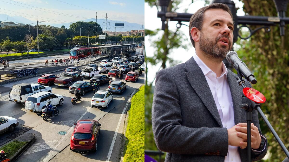 Tránsito en Bogotá / alcalde Carlos Fernando Galán (créditos: GettyImages)