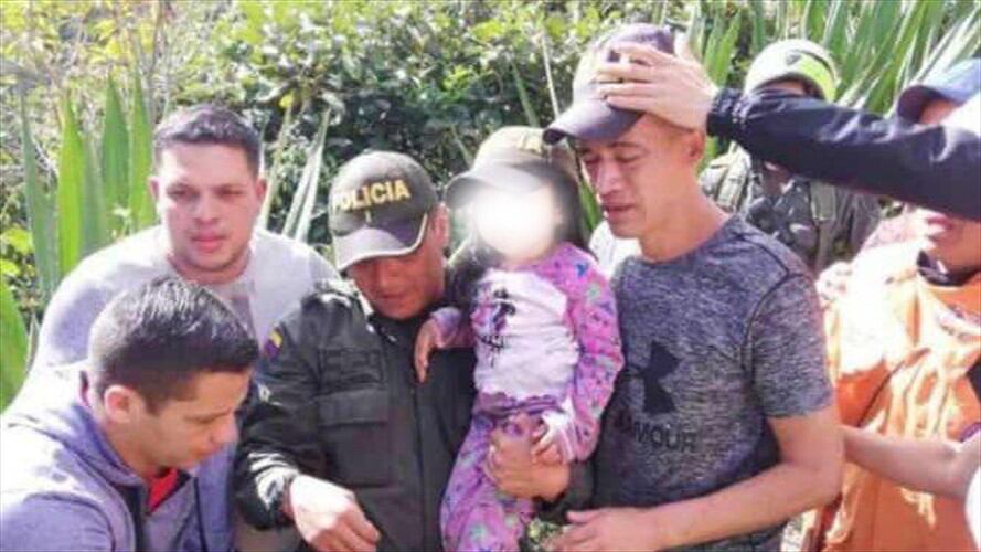 Recuperada menor en Nariño. Foto: Policía Nacional