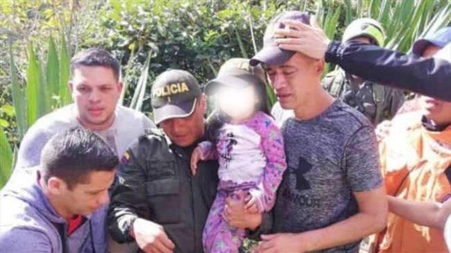 Recuperada menor en Nariño. Foto: Policía Nacional