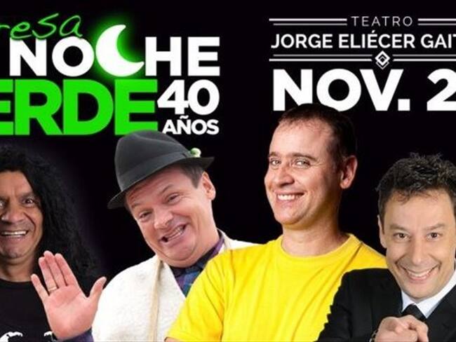 Regresa la comedia ‘La noche verde’ en el Teatro Jorge Eliecer Gaitán