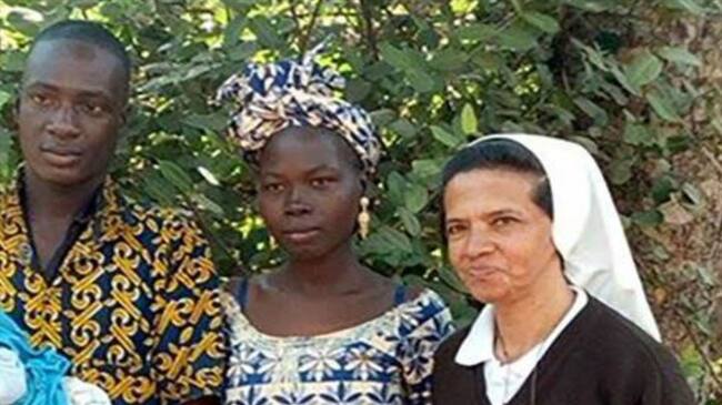 Se conoció una nueva carta de la monja colombiana, tras cuatro años en cautiverio de yihadistas. . Foto: Colprensa