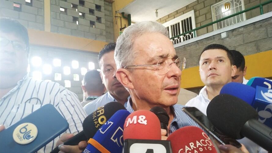 Expresidente Uribe. Foto: Melissa Múnera