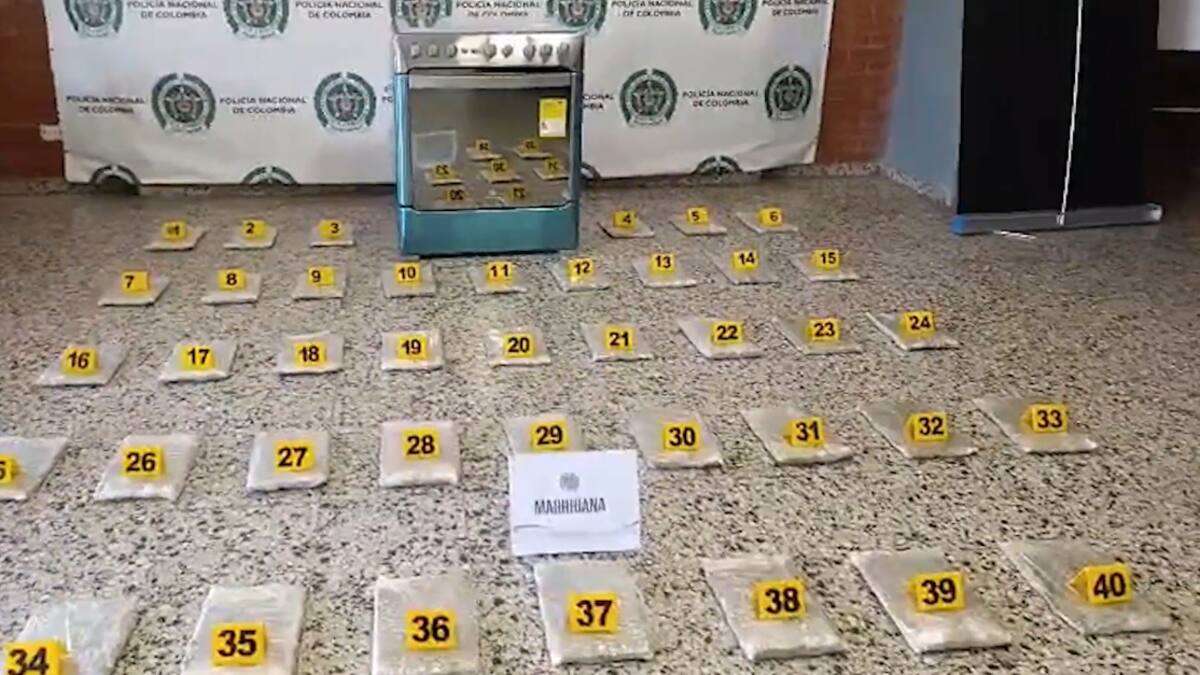 En estufa modificada pretendían enviar 21 kilos de marihuana desde Bogotá a San Andrés