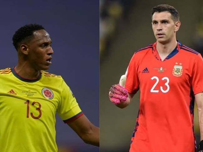Emiliano Martínez reveló conversación con Yerry Mina tras polémicas palabras en penales. Foto: Getty Images