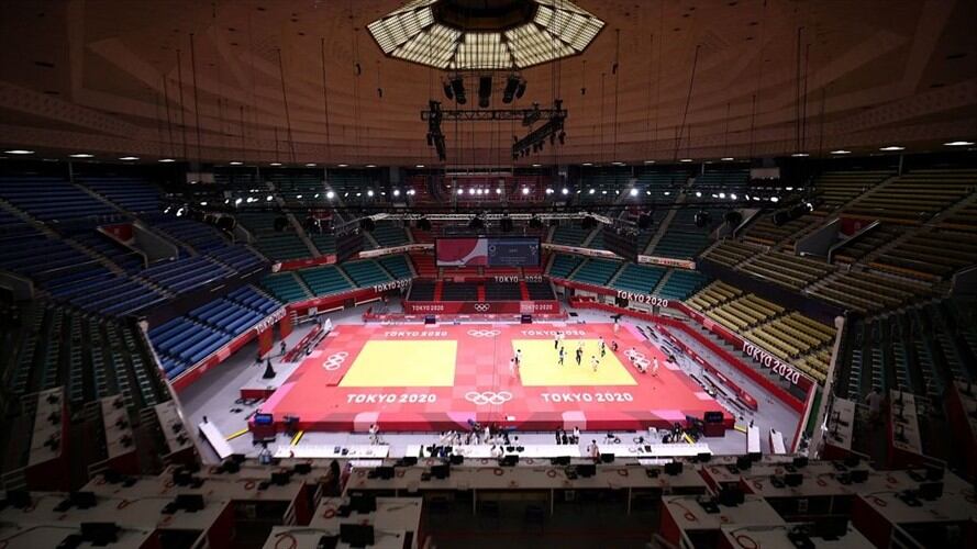 Estadio cubierto Nippon Budokan, sede de las competencias de karate y judo en Tokio 2020. Foto: Getty Images