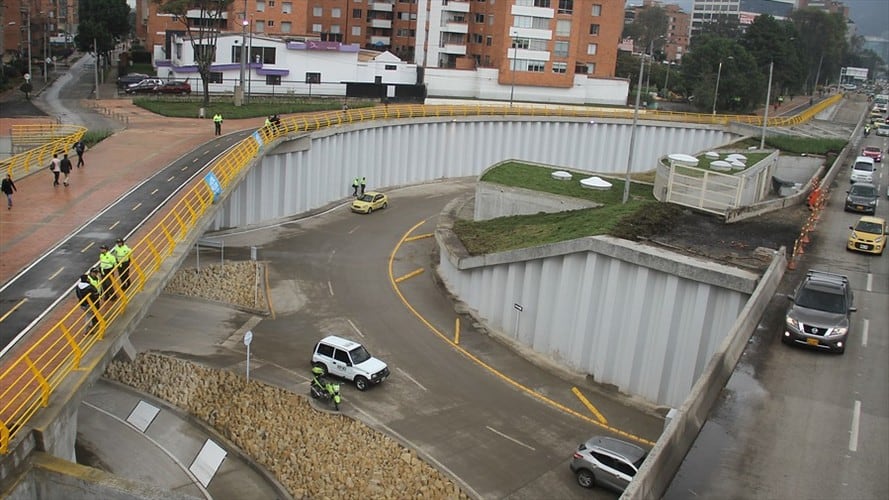 La construcción del deprimido de la calle 94 tuvo en total dos suspensiones, cuatro prórrogas y tres adiciones. Foto: Colprensa