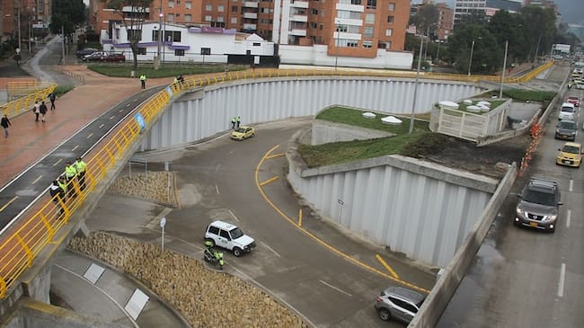 La construcción del deprimido de la calle 94 tuvo en total dos suspensiones, cuatro prórrogas y tres adiciones. Foto: Colprensa