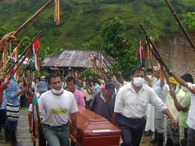 Asesinato de Indígena Awá - Archivo. Foto: Colprensa