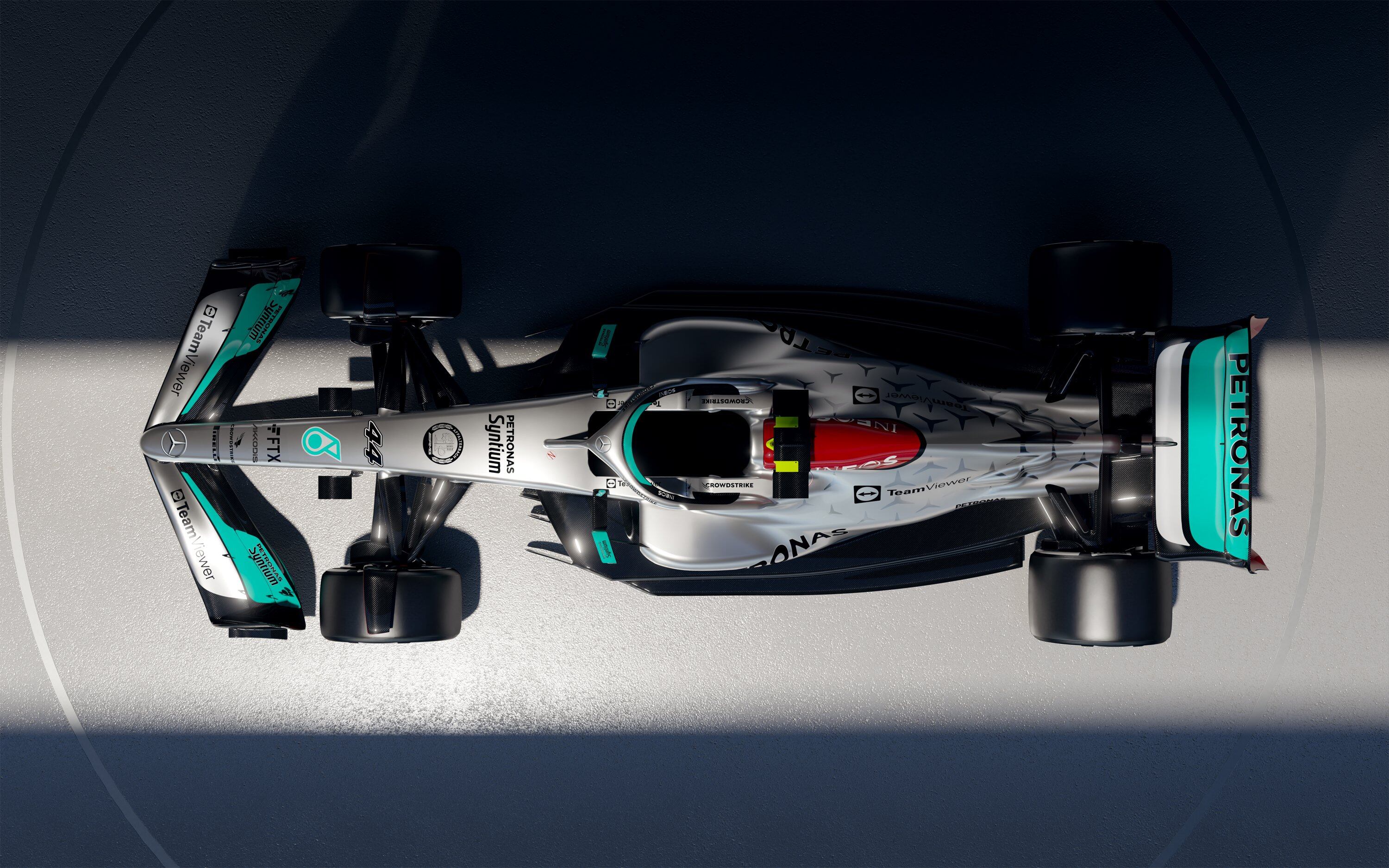 Nuevo monoplaza de Mercedes para la temporada 2022 / Foto: Mercedes