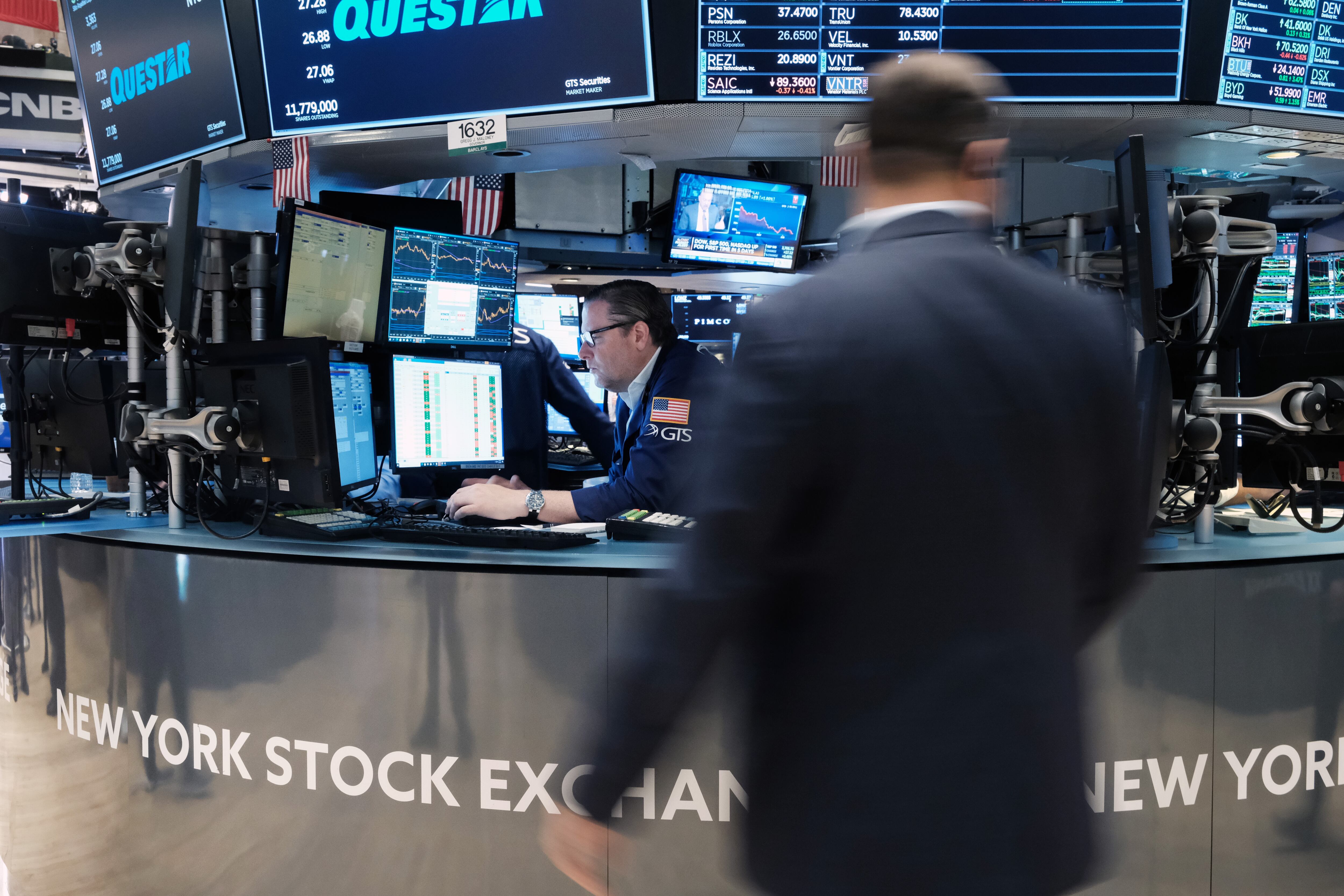 La apertura del mercado en la Bolsa de valores de Nueva York, el pasado 14 de junio de 2022. (Photo by Spencer Platt/Getty Images)