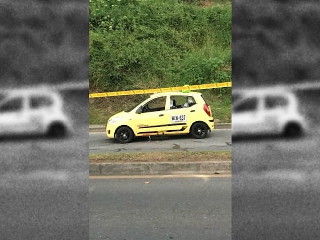 En video quedó registrado el homicidio de alias Oreja y el de un taxista en Medellín. Foto: Redes sociales