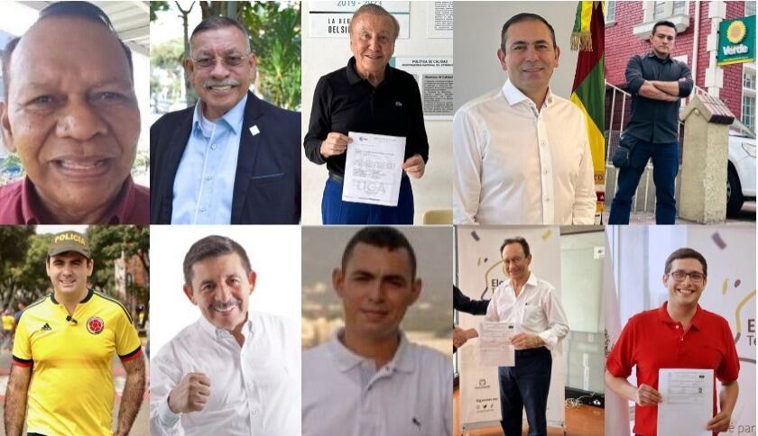 Estos son los candidatos a la Gobernación de Santander.